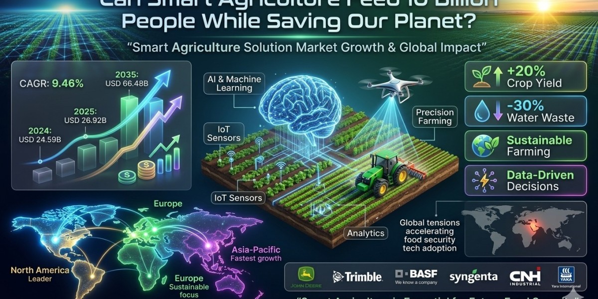 Smart Agriculture Solution Market Growth Fueled by Advanced Digital Farming