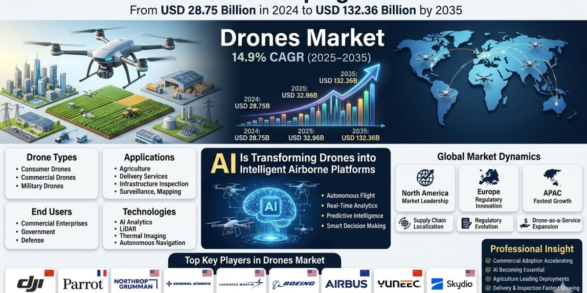 Drones Market Opportunities: Innovation Across Commercial and Civil Uses